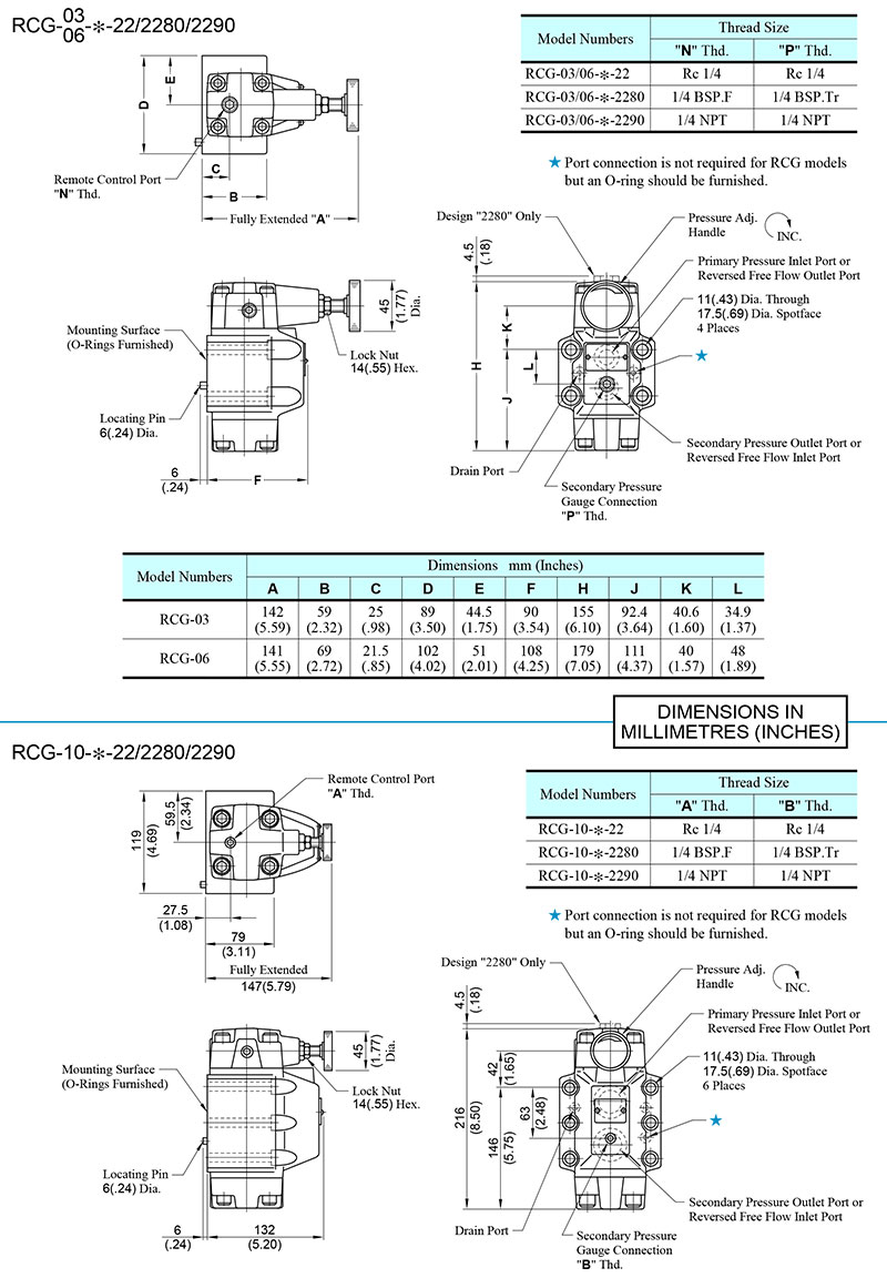 bản vẽ kích thước van yuken rcg 03-06-10 bản vẽ kích thước van yuken rcg 03-06-10